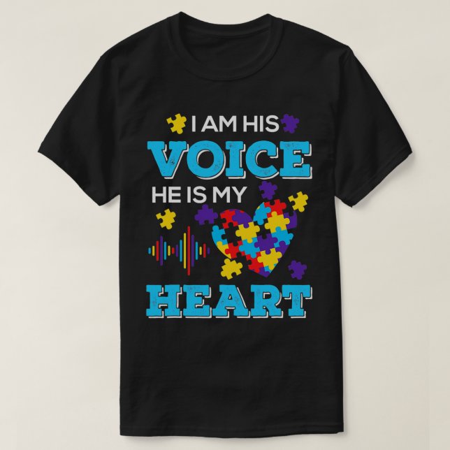 T-shirt Sensibilisation sur l'autisme (Design devant)