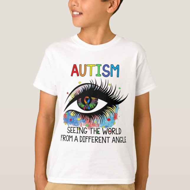 T-shirt Sensibilisation sur l'autisme (Devant)