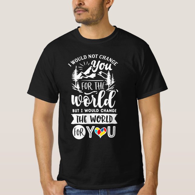 T-SHIRT SENSIBILISATION SUR L'AUTISME - (Devant)