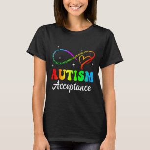 T-shirt Sensibilisation sur l'autisme Acceptation Symbole 