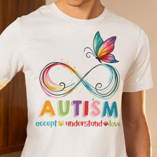 T-shirt Sensibilisation sur l'autisme Accepter Comprendre 