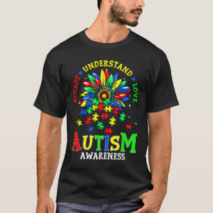 T-shirt Sensibilisation sur l'autisme Accepter Comprendre