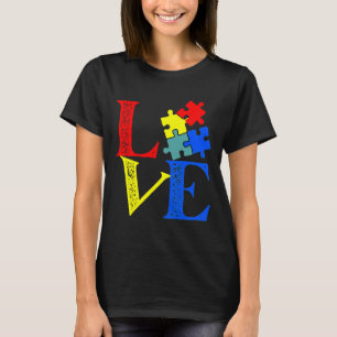 T-shirt Sensibilisation sur l'autisme Autisme Maman Tee As