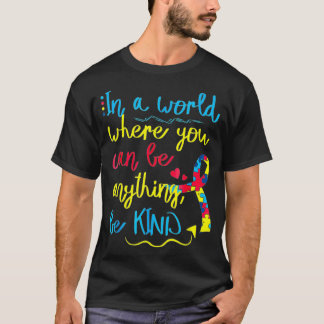 T-shirt Sensibilisation sur l'autisme Autisme Soutien Homm