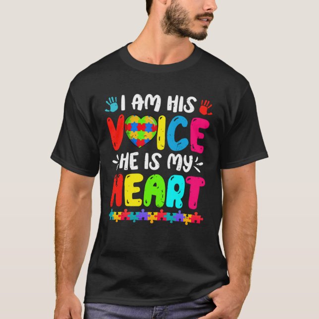 T-shirt Sensibilisation sur l'autisme Autiste Je Suis Sa V (Devant)