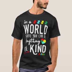 T-shirt Sensibilisation sur l'autisme Be Kind Sensibilisat