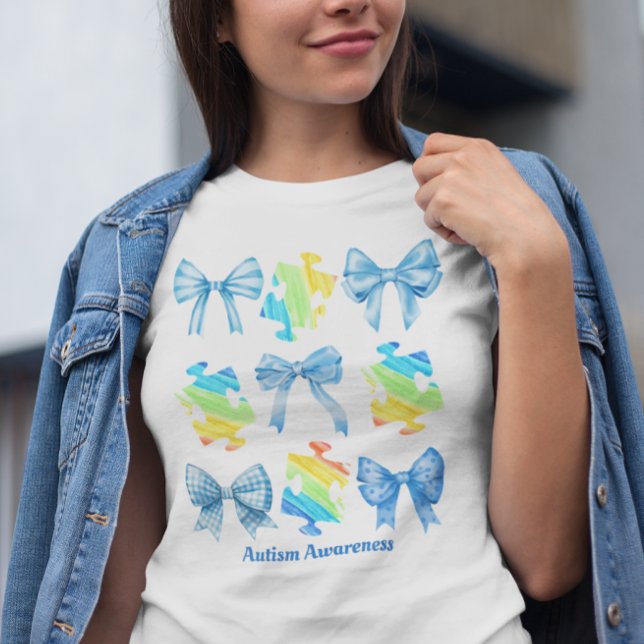 T-shirt Sensibilisation sur l'autisme Coquette Design Auti (Créateur téléchargé)