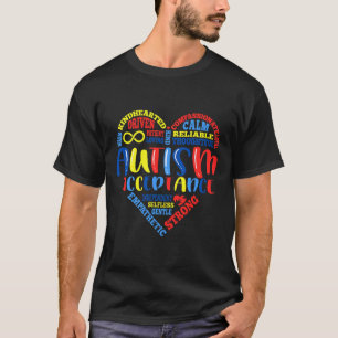 T-shirt Sensibilisation sur l'autisme d'acceptation Mois d