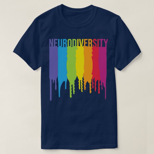 T-shirt sensibilisation sur l'autisme de la neurodiversité (Design devant)