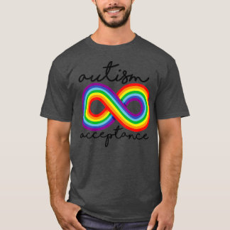 T-shirt Sensibilisation sur l'autisme de l'autisme Accepta