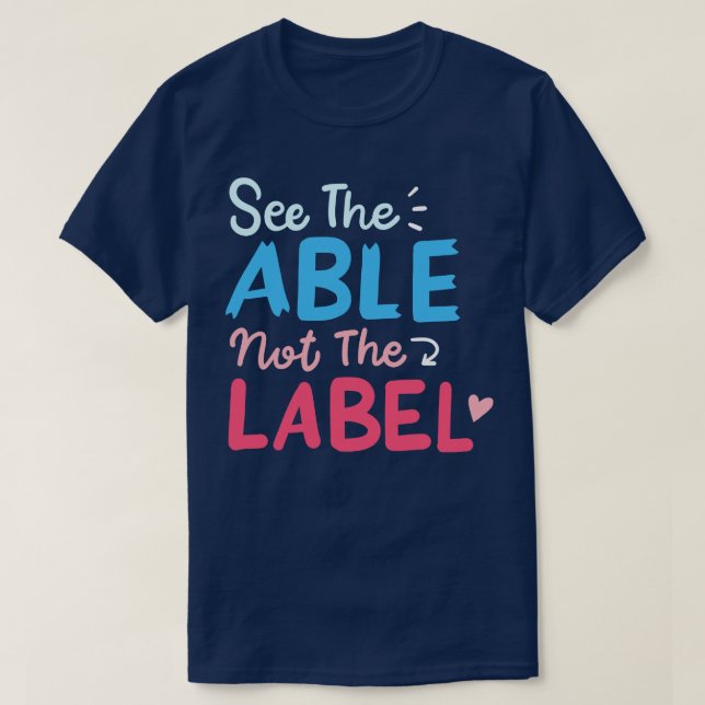T-shirt SENSIBILISATION SUR L'AUTISME de l'enseignant SPED (Design devant)