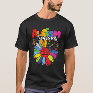 T-shirt Sensibilisation sur l'autisme de tournesol Choisis