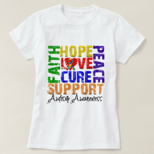 T-shirt Sensibilisation sur l'autisme de traitement