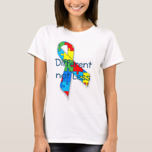 T-shirt Sensibilisation sur l'autisme Différent pas moins 