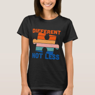 T-shirt Sensibilisation sur l'autisme différente pas moins