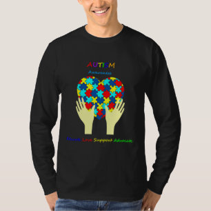T-shirt Sensibilisation sur l'autisme Éduquer l'amour Sout