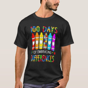T-shirt Sensibilisation sur l'autisme Embrasser Différence