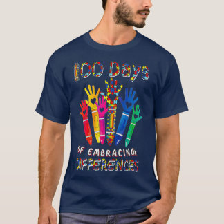 T-shirt Sensibilisation sur l'autisme Embrasser Différence