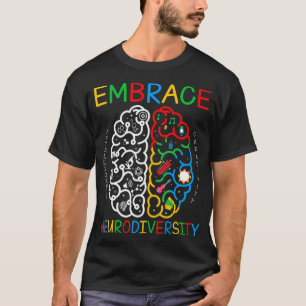 T-shirt Sensibilisation sur l'autisme Embrasser la neurodi