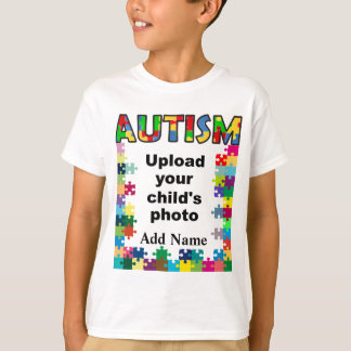 T-shirt Sensibilisation sur l'autisme Enfants Chemise Puzz