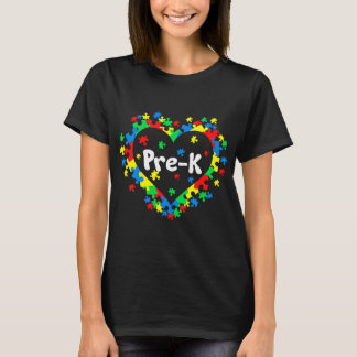 T-shirt Sensibilisation sur l'autisme Enseignant Puzzle Co