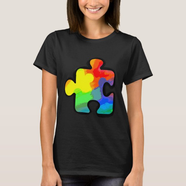 T-shirt Sensibilisation sur l'autisme essentielle (Devant)