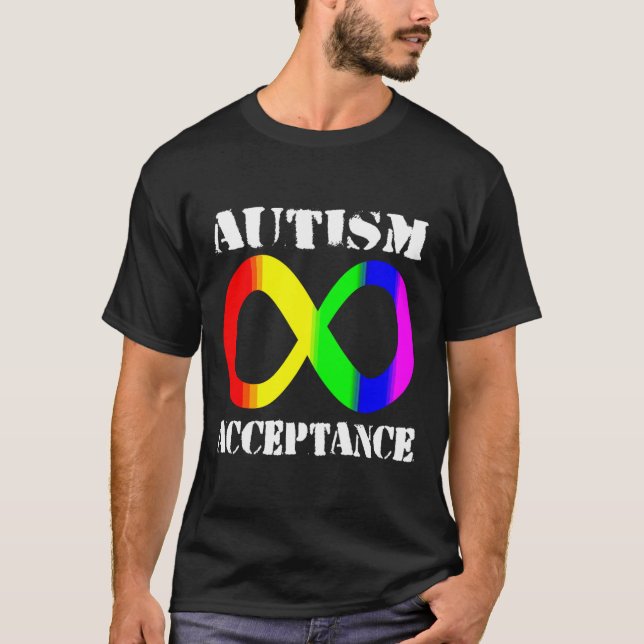 T-shirt Sensibilisation sur l'autisme Et Acceptation Pour (Devant)