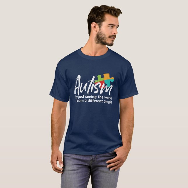 T-shirt Sensibilisation sur l'autisme et soutien aux enfan (Devant entier)