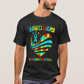 T-shirt Sensibilisation sur l'autisme Femmes Soutien cardi