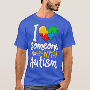 T-shirt Sensibilisation sur l'autisme Fils Drôle J'Aime Qu