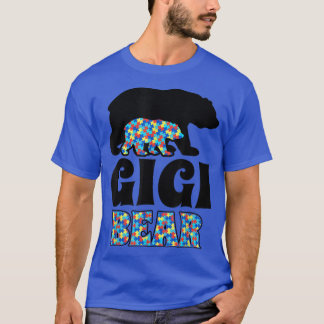 T-shirt Sensibilisation sur l'autisme Gigi Bear