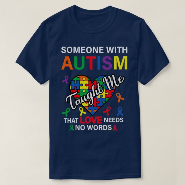 T-shirt Sensibilisation sur l'autisme Hommes Femmes Autism (Design devant)