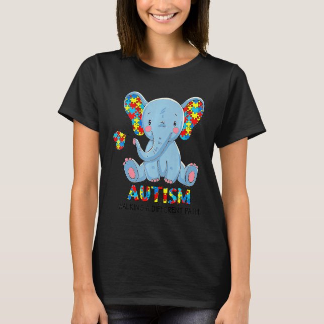 T-shirt Sensibilisation sur l'autisme Hommes Femmes Garçon (Devant)