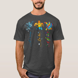 T-shirt Sensibilisation sur l'autisme Il Est Ok D'Être Dif