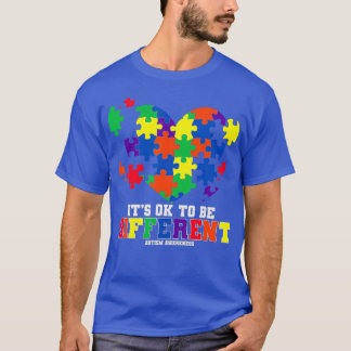 T-shirt Sensibilisation sur l'autisme Itx27s OK Être un au