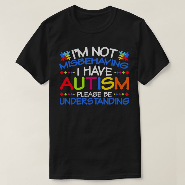 T-shirt Sensibilisation sur l'autisme Ix27m Ne me trompe p (Design devant)