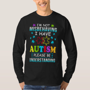 T-shirt Sensibilisation sur l'autisme, Je Ne Me Comporte P