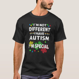 T-shirt Sensibilisation sur l'autisme Je ne suis pas diffé