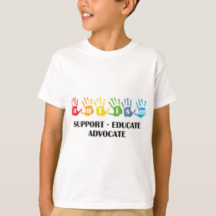 T-shirt Sensibilisation sur l'autisme : L'appui