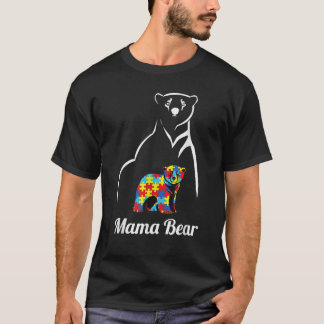 T-shirt Sensibilisation sur l'autisme Mama Oear Maman Cade