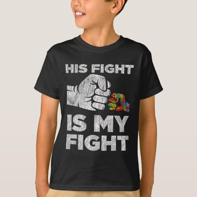 T-shirt Sensibilisation sur l'autisme Maman Papa Parents A (Devant)