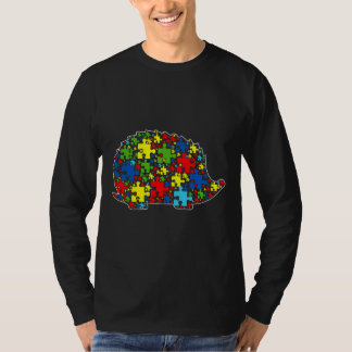 T-shirt Sensibilisation sur l'autisme mignonne Hérisson Pu