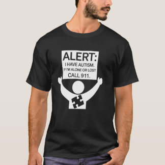 T-shirt Sensibilisation sur l'autisme Mois Soutien Enfants