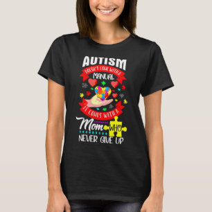 T-shirt Sensibilisation sur l'autisme Ne Pas Venir Manuel 