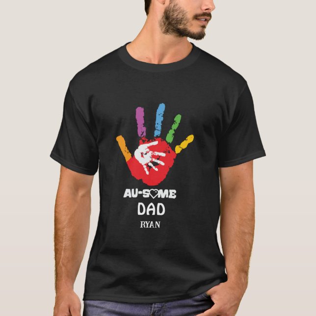 T-shirt Sensibilisation sur l'autisme personnalisée AUTO D (Devant)
