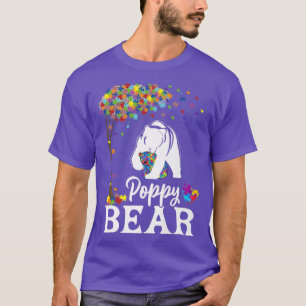 T-shirt Sensibilisation sur l'autisme Poppy Bear Support A