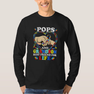 T-shirt Sensibilisation sur l'autisme Pops Grandson Meille