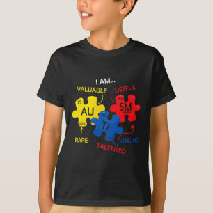 T-shirt Sensibilisation sur l'autisme Puzzle Tableau pério