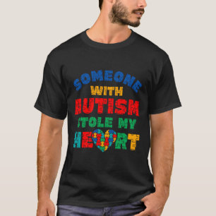 T-shirt Sensibilisation sur l'autisme Quelqu'Un Avec Autis