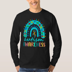 T-shirt Sensibilisation sur l'autisme Rainbow Puzzle Sensi